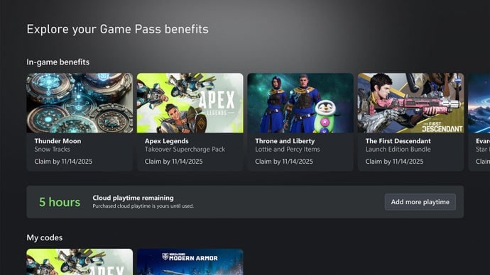 Xbox Adds Monthly Cloud Limits To Game Pass As It "Continues To Invest In Its Reliability And Performance" featured image for Haven gaming news, sourced from GamesIndustry.biz